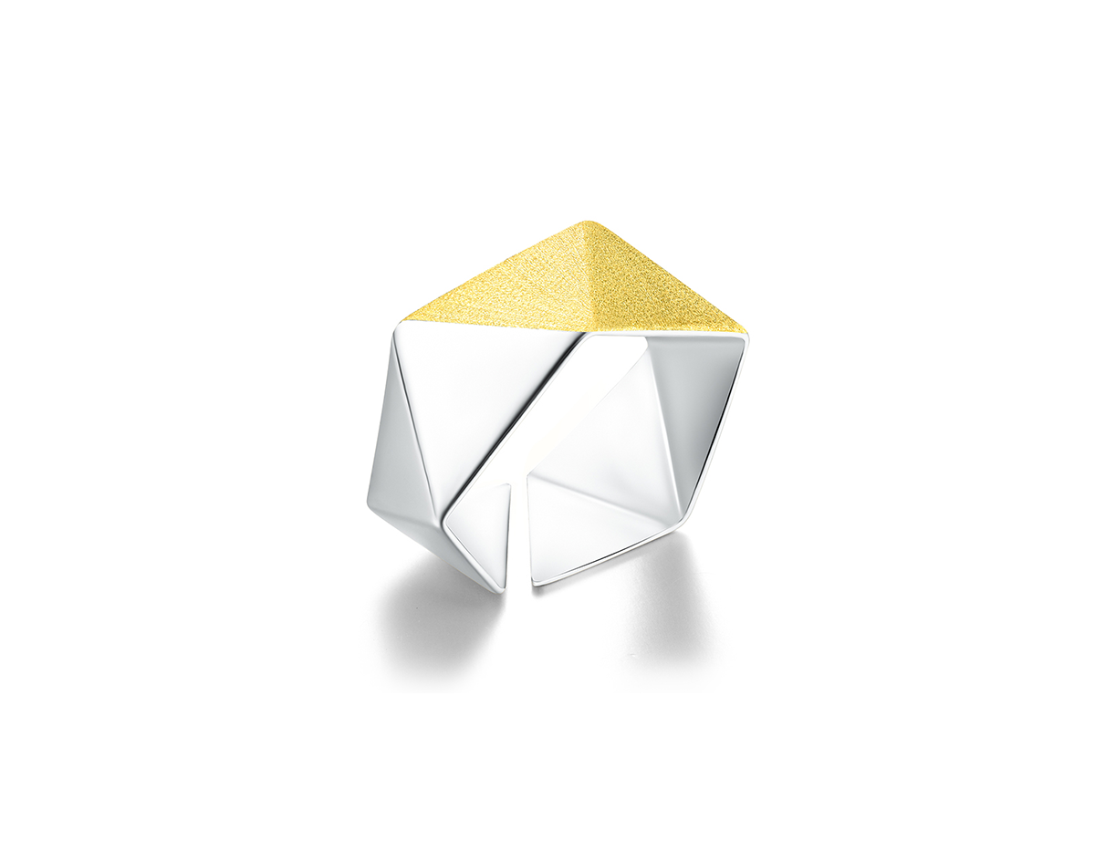 Sterling Silver | Origami Ring - Lotus Fun