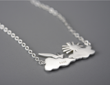 Sunrise Moment Bird Necklace
