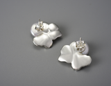Pearl Leaves Stud Earrings