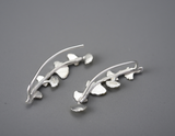 Gingko Leaves Stud Earrings