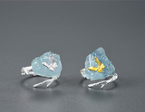 Aquamarine Butterfly Ring