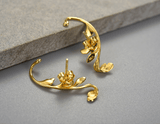 Acanthus Leaf Earring