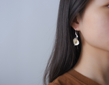 Calla Lily Flower Dangle Earrings