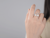 Dragonfly Lotus Bud Ring