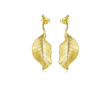 Elegant Autumn Leaf Stud Earring
