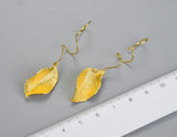 Elegant Autumn Leaf Earring