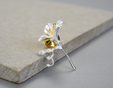 Freesia Flower Brooch