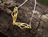 Hollow Butterfly Wings Necklace