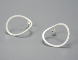 Minimalist Big Round Earring