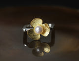 Pearl Clover Ring - Lotus Fun
