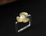 Pearl Clover Ring - Lotus Fun