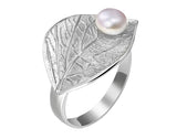 Pearl Leaf Ring - Lotus Fun