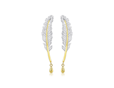 Vintage Feather Earring