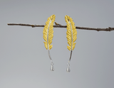 Vintage Feather Earring