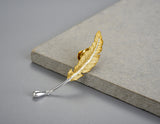 Vintage Feather Brooch