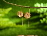 Blooming Anemone Flower Earring