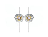 Blooming Anemone Flower Earring