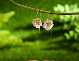 Blooming Anemone Flower Earring