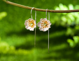 Blooming Anemone Flower Earring