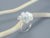 Blooming Anemone Flower Ring