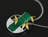 Bamboo Chalcedony Pendant