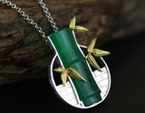 Bamboo Chalcedony Pendant