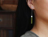 Serpentine Bar Earring - Lotus Fun