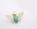 gold plated handcrafted sterling silver with natural turquoise amazonite stone
