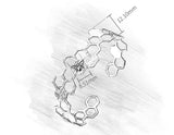 Honeycomb Bangle