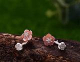 Pink Begonia Earring - Lotus Fun