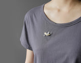 Flying Pigeon Brooch
