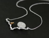 Birds on Branch Nest Necklace