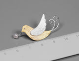 Flying Pigeon Brooch