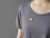 Flying Pigeon Brooch