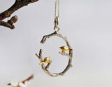 Birds on Branch Pendant - Lotus Fun
