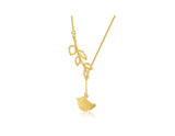 Bird Leaves Necklace