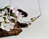 Birds on Branch Necklace - Lotus Fun
