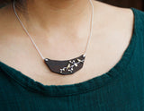 Birds on Branch Wooden Necklace - Lotus Fun