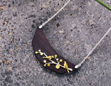 Birds on Branch Wooden Necklace - Lotus Fun