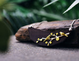 Birds on Branch Wooden Necklace - Lotus Fun