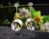 Boy and Girl Meets Cat Earring - Lotus Fun