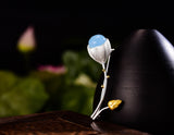 Lotus Bud Brooch