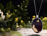 Butterfly & Cat Pendant - Lotus Fun