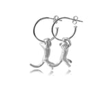 Hanging Cat Earring