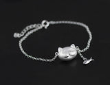 Greedy Cat and Fish Bracelet