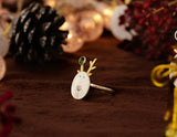 Christmas Reindeer Ring - Lotus Fun