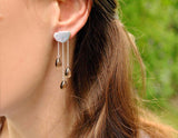 Cloud Tassel Earring - Lotus Fun
