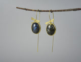 Dragonfly Labradorite Earring