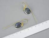 Dragonfly Labradorite Earring
