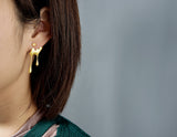 Dripping Honey & Bee Earring